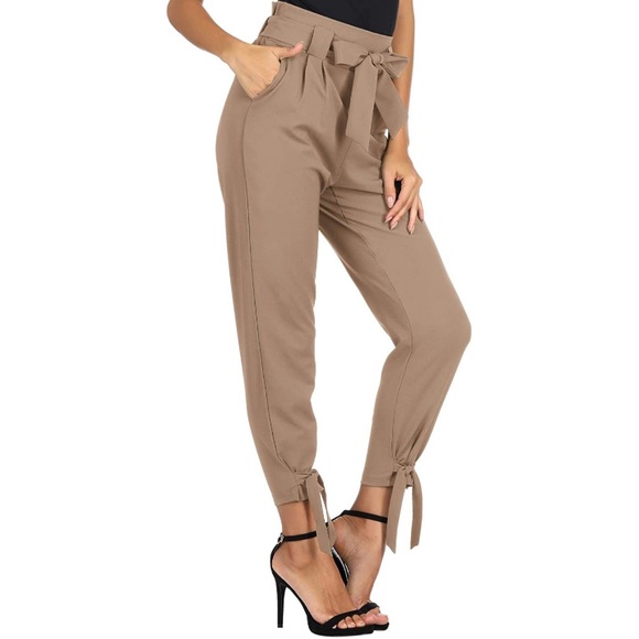 LIUMILAC Casual Cropped Pants - Picture 1 of 8